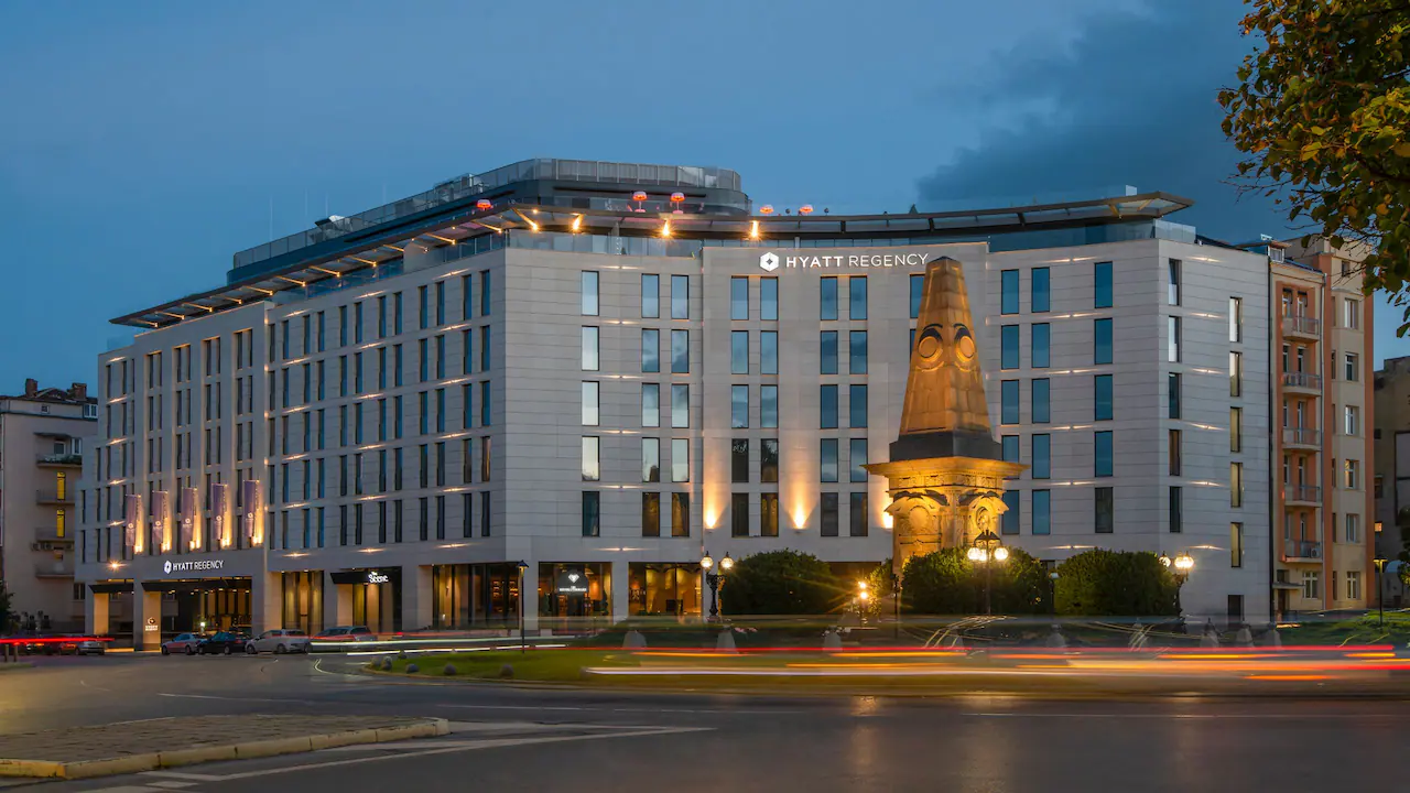 Hyatt Regency Sofia — exterior view of the building