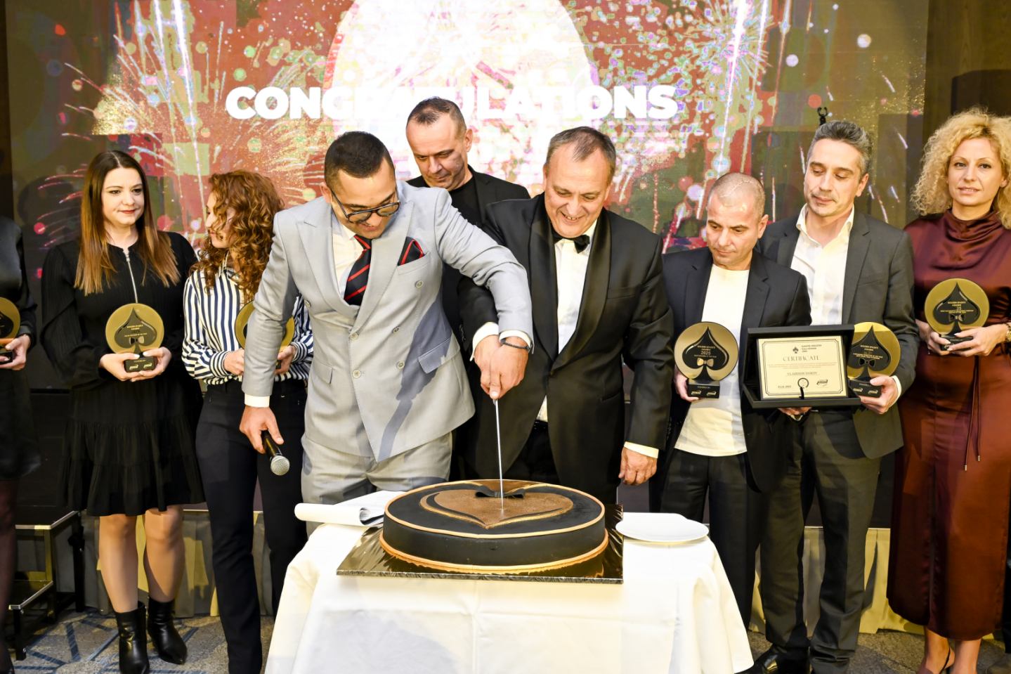 Gala Dinner 2025 – Рязане на юбилейната торта